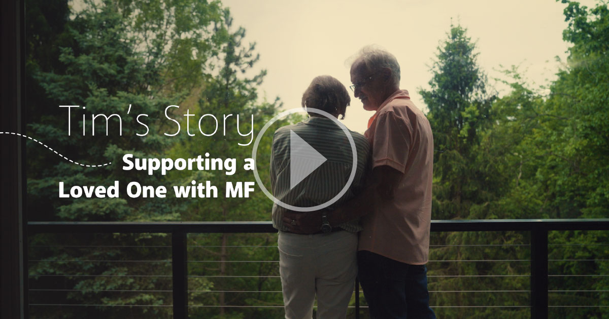 Video thumbnail: Tim's story of supporting a loved one with MF
